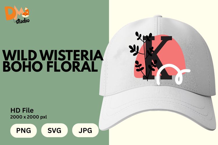 Floral Letter Svg Image 3
