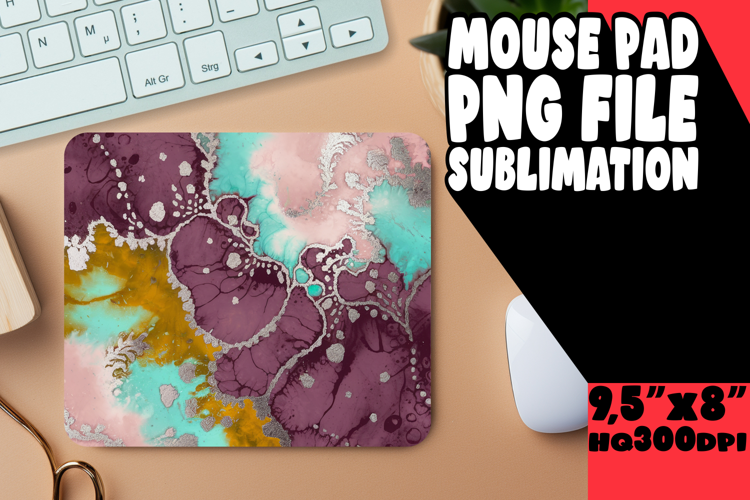 BRIGHT MOUSE PAD INSPIRATIONAL DESIGN, Abstract Pattern