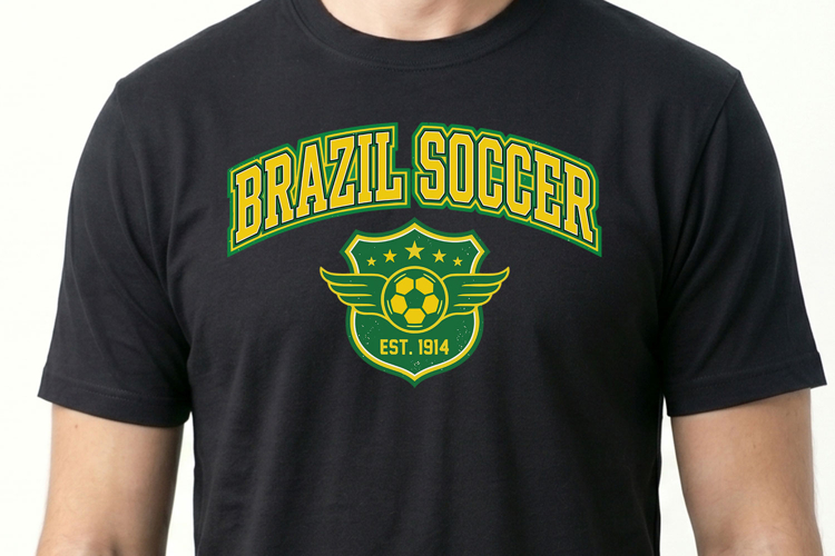 Brazil Soccer T-shirt Design