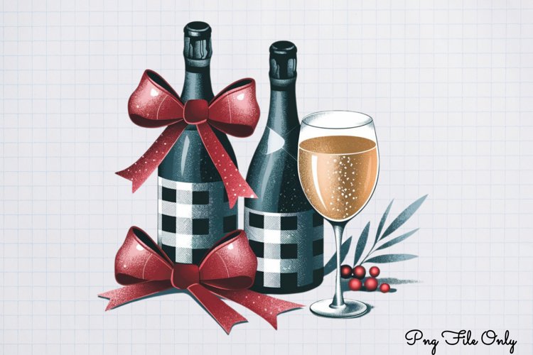 Red Black Glitter Plaid Clipart PNG