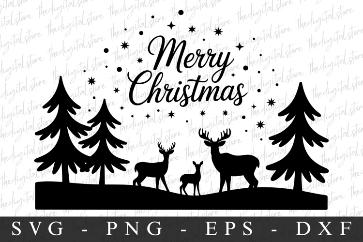 Merry Christmas Tree Svg Image 2