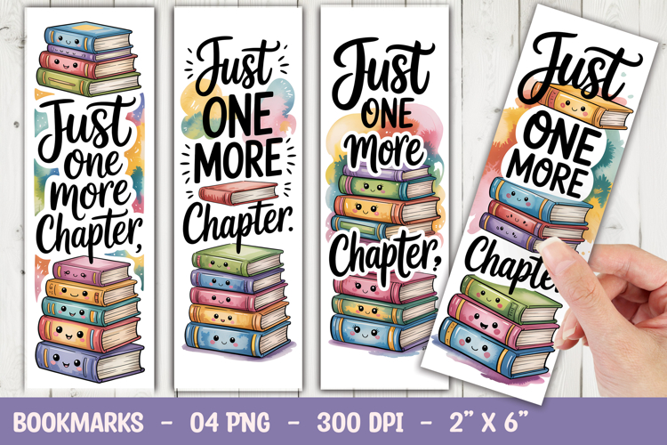 One More Chapter Bookmark Sublimation