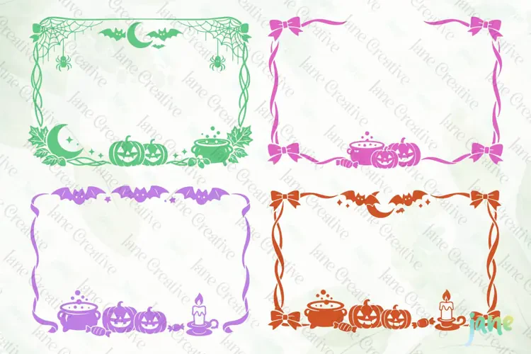 Halloween Border SVG PNG Clipart