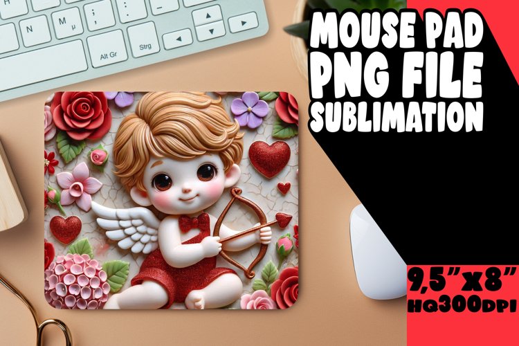 UNIQUE DESK PAD FUN IDEAS, 3D Cupid