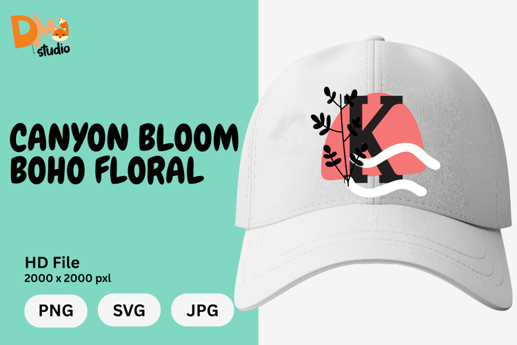 Boho Floral Svg Image 13