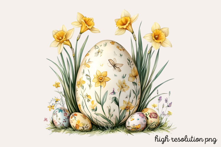 Daffodils Clipart Image 23