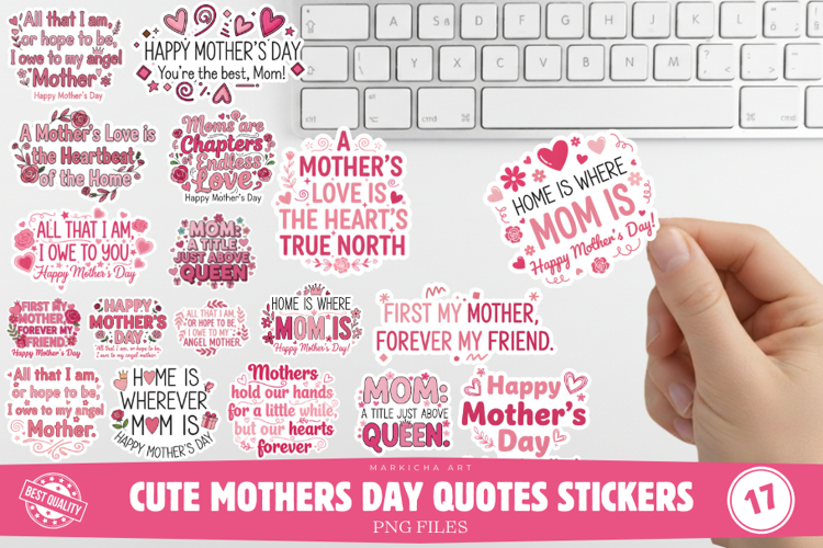Cute Mothers Day Quotes Stickers