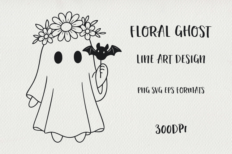 Floral Outline Svg Image 20