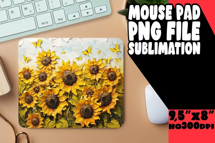 Alpine Wonderland 3D Mousepad Art Sublimation