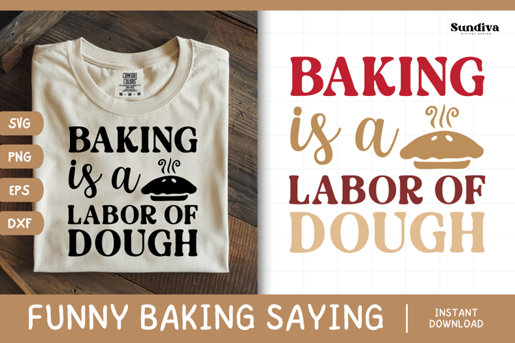 Funny Baking Saying SVG For Baker | Labor Of Dough