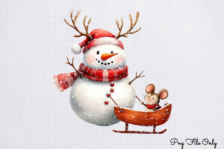 Cute Snowman Clipart