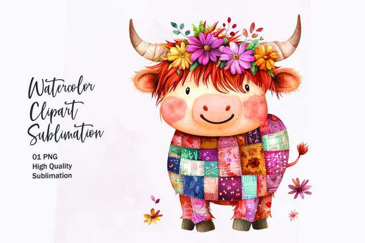 Highland Cow Clipart Image 24