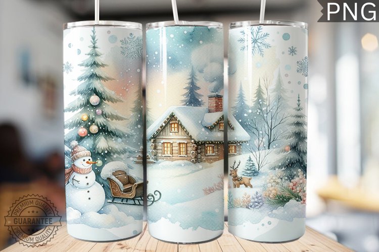 Christmas Tumbler Wrap Image 2