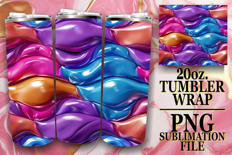 Dynamic Inflated Pattern Tumbler Wrap Collection