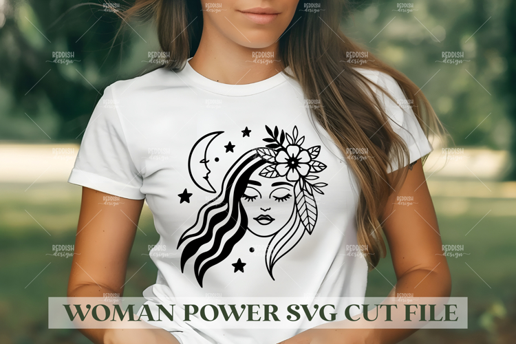 Woman Power SVG Design | Feminist SVG for Cricut Silhouette