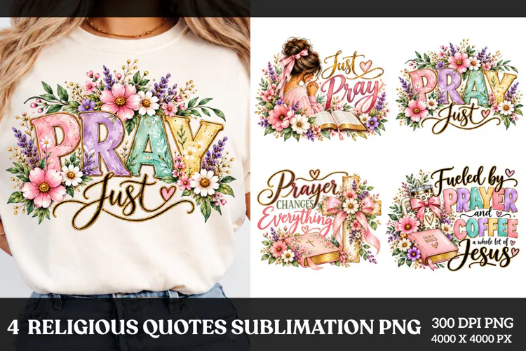 4 Inspirational Christian Quotes PNG
