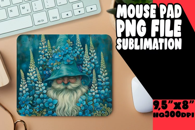 Whimsical Gnome Sublimation Pad