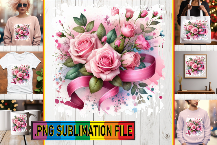 Stylish TSHIRT Designs PNG, Flowers