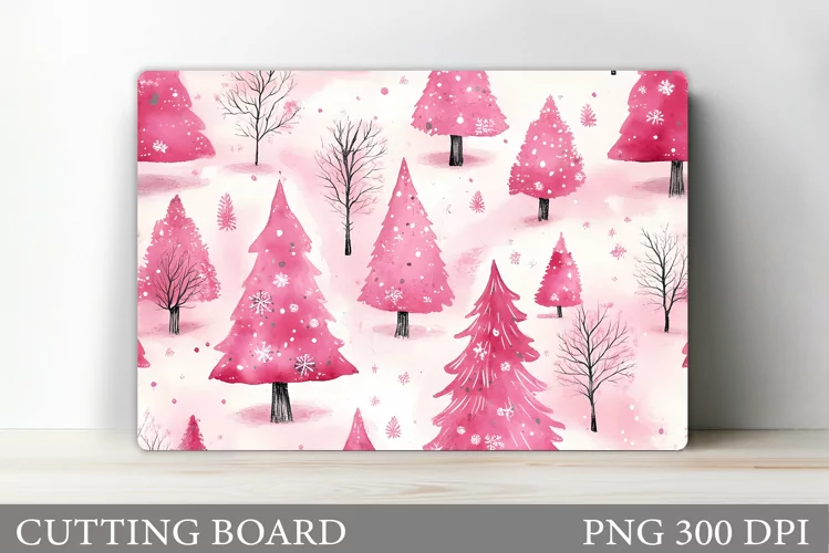 Christmas Tree Cutting Board. Christmas Tree Sublimation