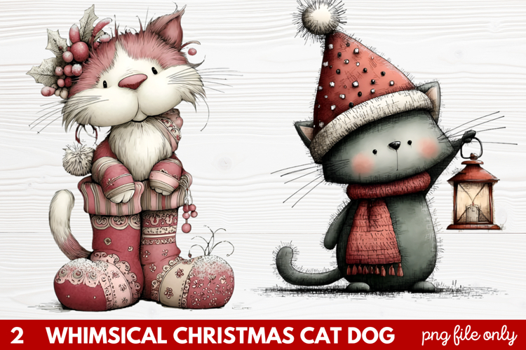 Christmas Dog Clipart Image 7