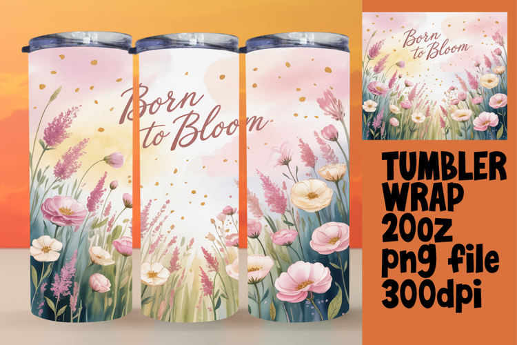 Crafty 20oz Tumbler Template , Girl Quote