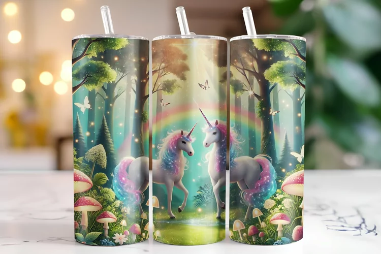 Unicorn Tumbler Wrap | Sublimation | Tumblers