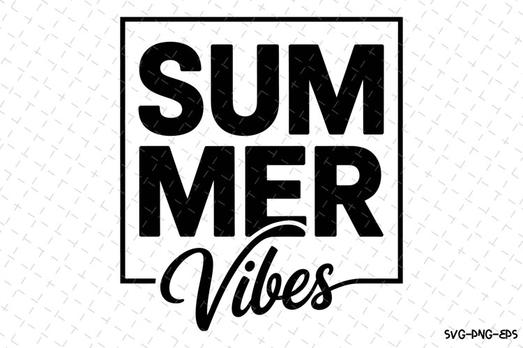 Summer Vibes svg | Summer Svg | Svg Cut Files example image 1