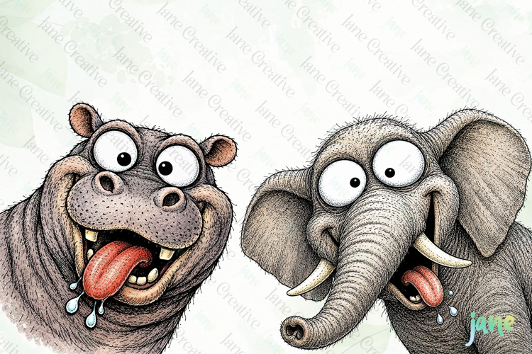 Funny Animal PNG Clipart