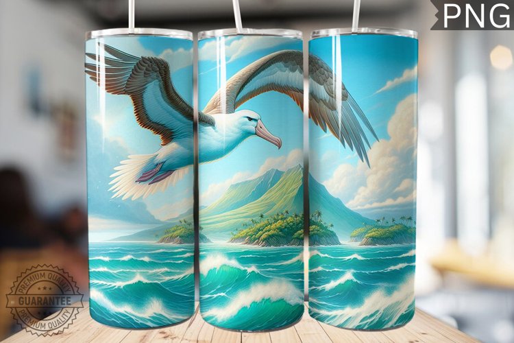 Albatross Tumbler Wrap - Albatross Tumbler Design example image 1