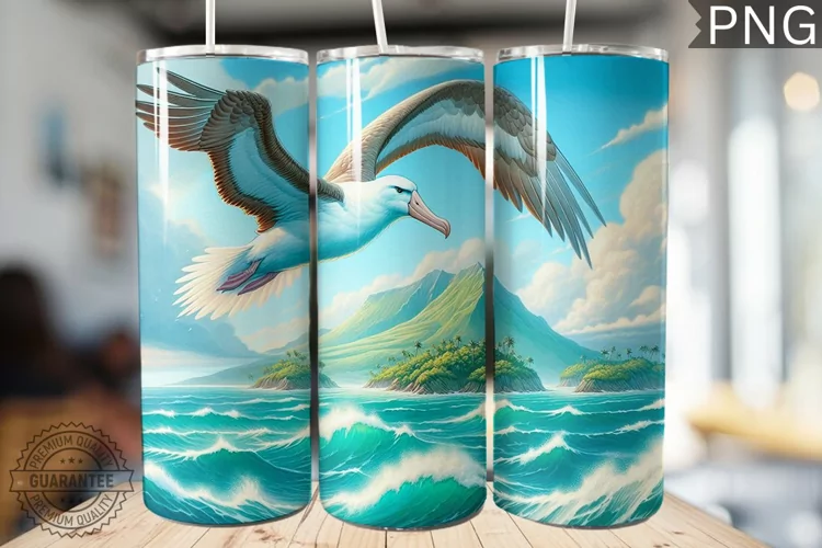 Albatross Tumbler Wrap - Albatross Tumbler Design