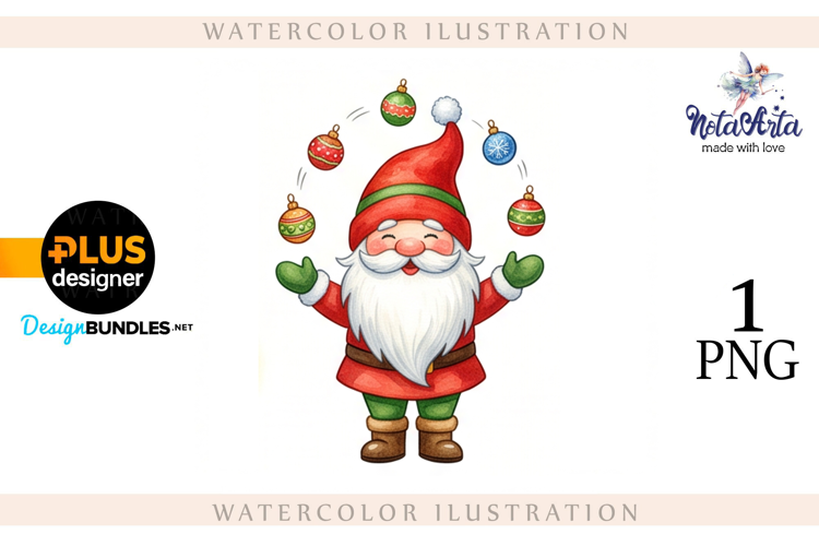 Christmas Gnome Santa