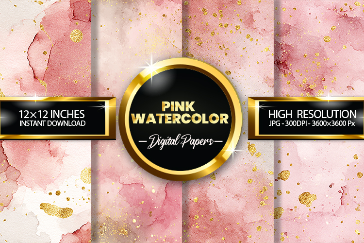 Pink Watercolor Backgrounds