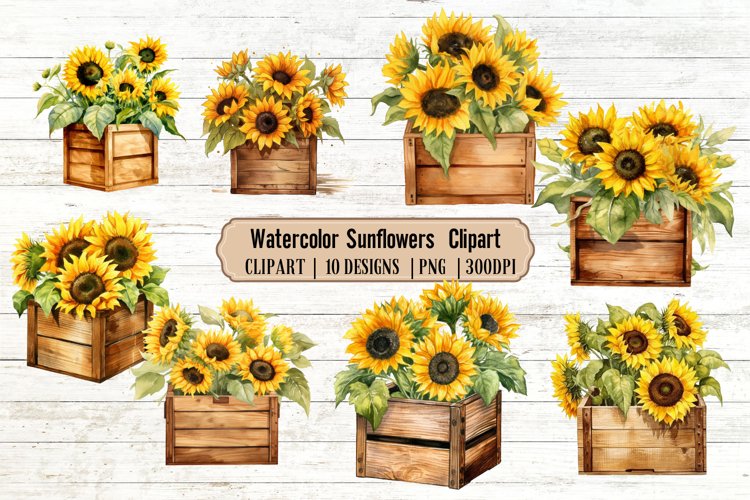 Sunflower Clipart Image 24