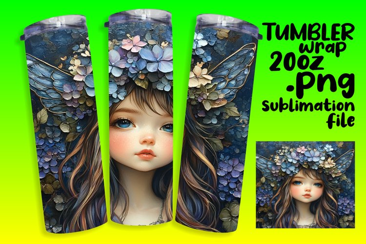 Beautifully Designed 20oz Tumbler , Fairy