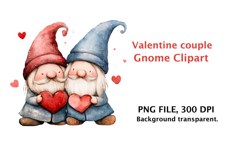Valentine Gnome Clipart Image 15