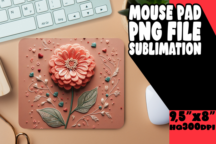 Blissful Desk Pad Ideas for Kids, 3D Flower