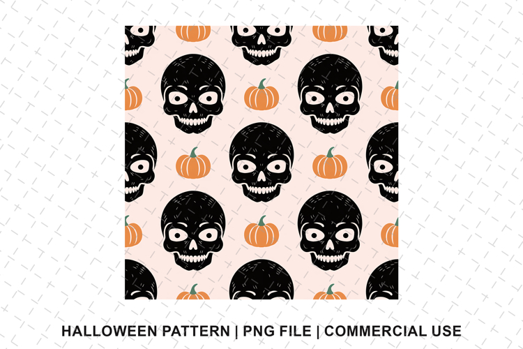 Skull Seamless Pattern Image 14