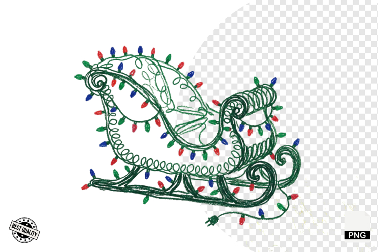 Holiday Lights Clipart Image 6