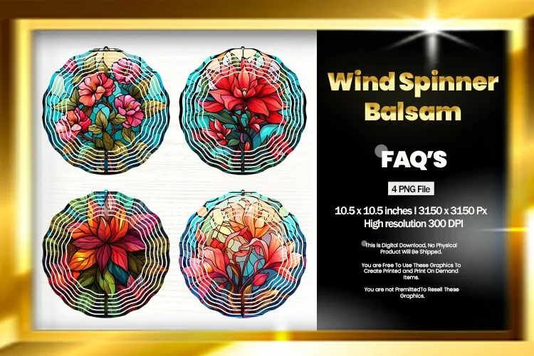 Balsam Wind Spinner Sublimation - 04 Variations