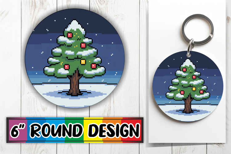 Timeless Sublimation Circle PNG, Holiday