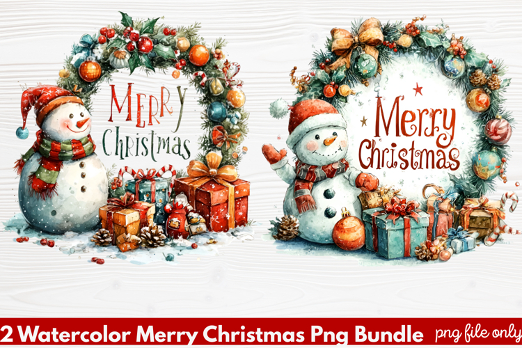 Christmas Watercolor Clipart Image 18