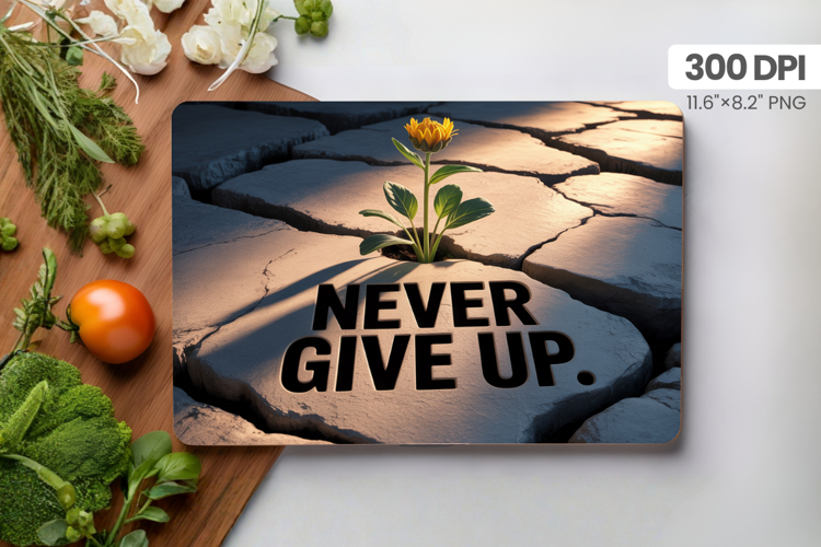 Inspirational Quotes Cutting Board PNG Design, Motivational