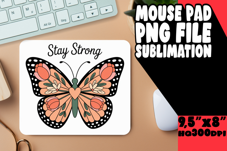 whimsical MOUSE MAT Fun Ideas, Butterfly