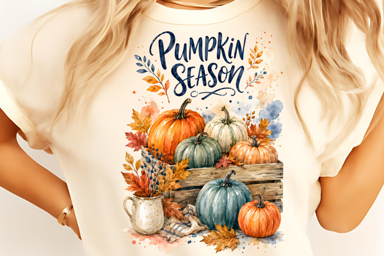 Pumpkin Season PNG, Trendy Fall PNG, Autumn Sublimation