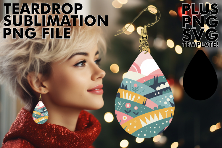 Playful TEARDROP Earrings Art Ideas, Spring