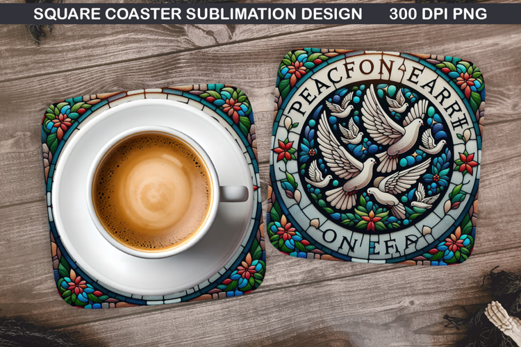 Christian Coaster Sublimation, Christian Coaster PNG Design