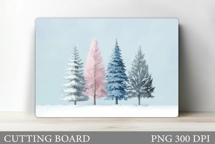 Christmas Tree Cutting Board. Christmas Tree Sublimation