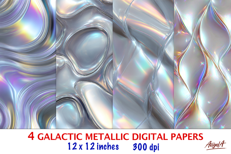 Metallic Silver Background Image 4