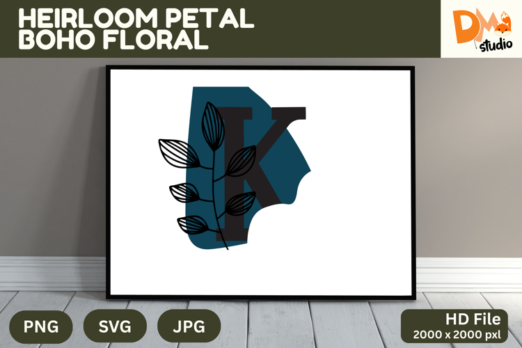 Boho Floral Svg Image 2