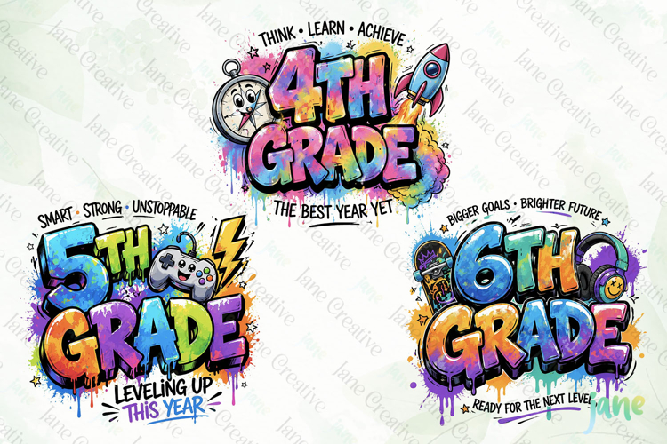 Back To School Graffiti Art Clipart